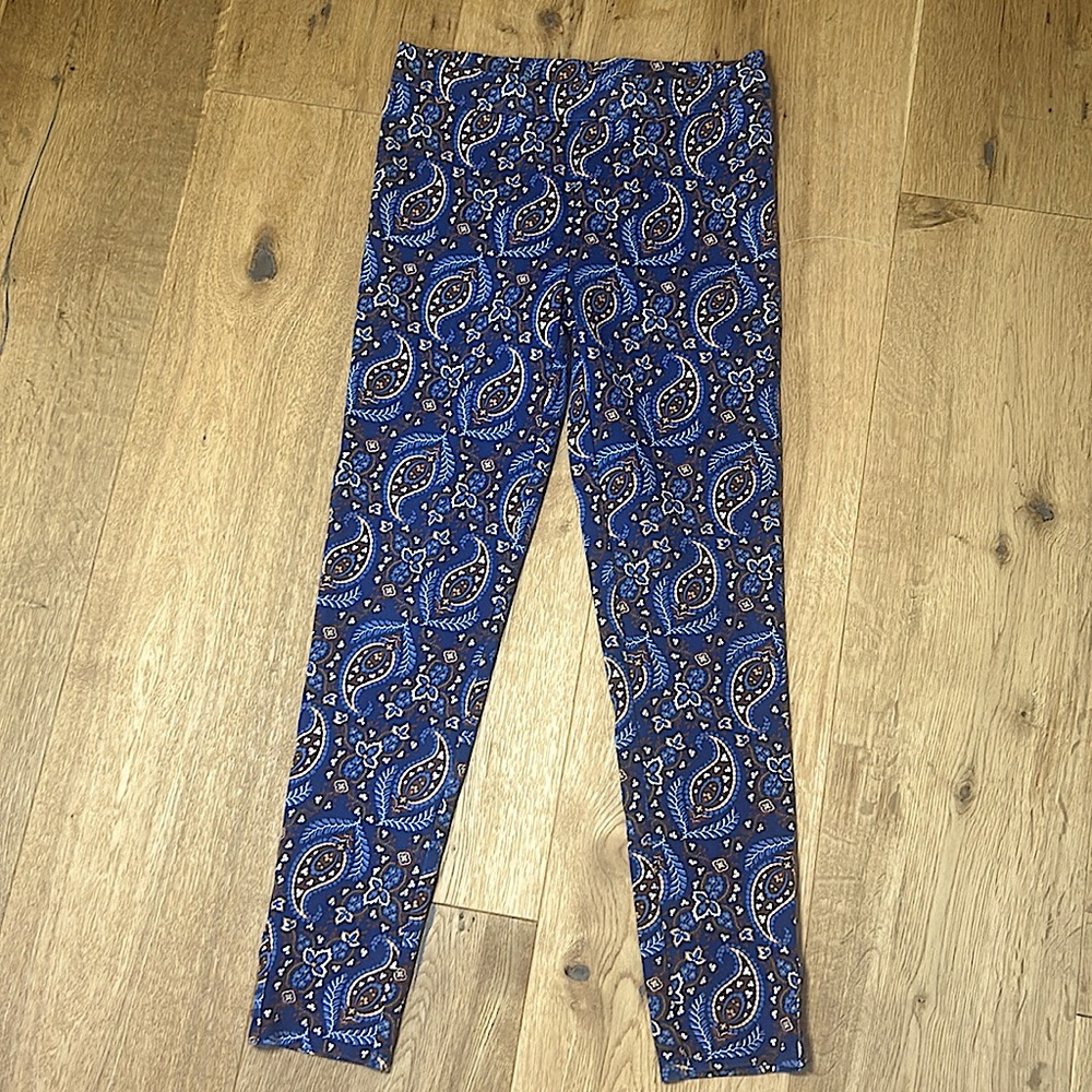 Janie and Jack ponte pants - paisley print size 12